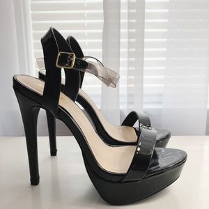 Black Patent Leather Heels
